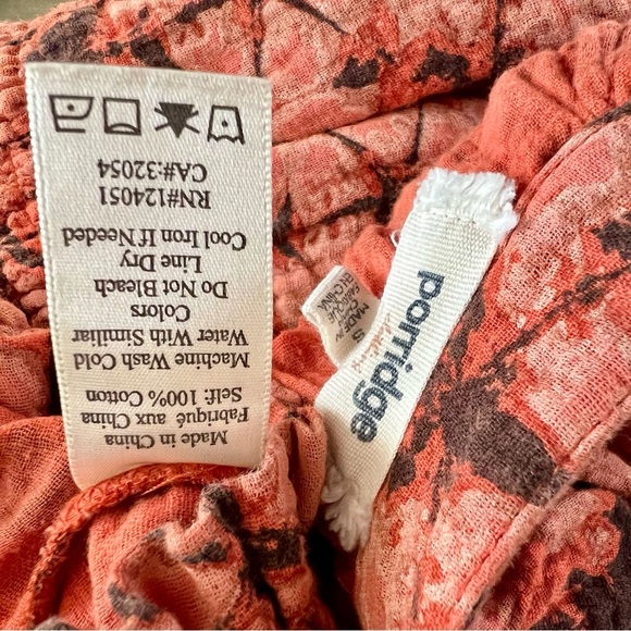 Anthropologie Porridge Elisabeth Peasant Blouse Top Tassel Long Puff Sleeve S - Picture 6 of 7